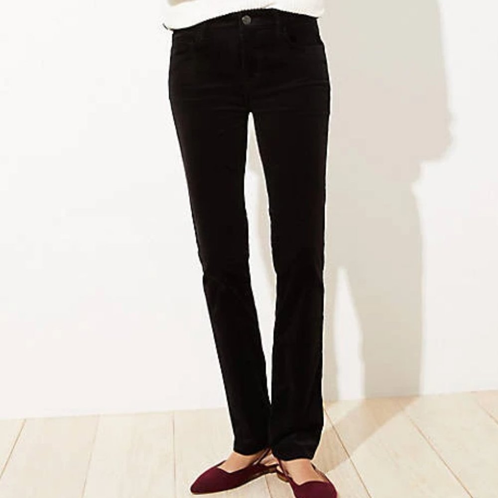 Ann Taylor Loft Corduroy Modern Straight Pants